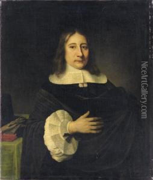 Portrait Of A Gentleman Oil Painting - Philips Koninck