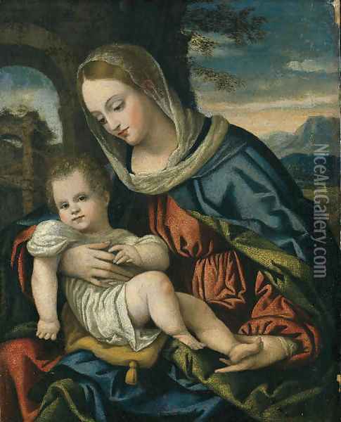 The Madonna and Child Oil Painting - Henri De Toulouse-Lautrec