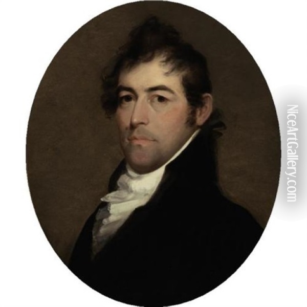 Portrait Of Dr. William Hall Richardson Oil Painting - Matthew Harris Jouett