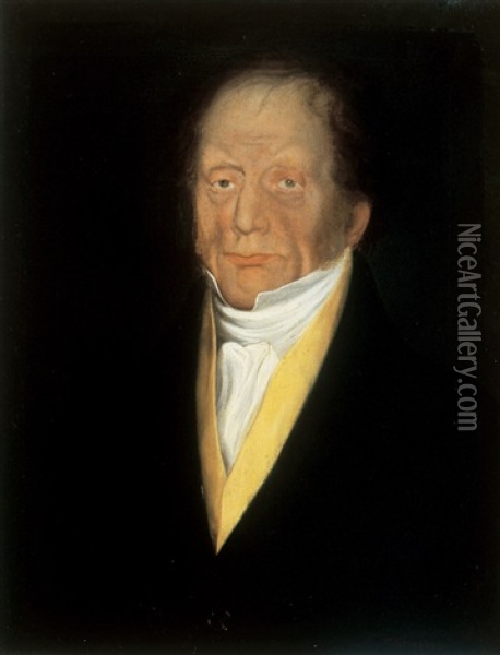 Portrait Of A Gentleman Oil Painting - Cornelius David Krieghoff
