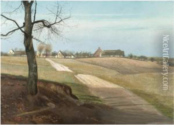 Sommermarker (summer Fields) Oil Painting - Laurits Andersen Ring