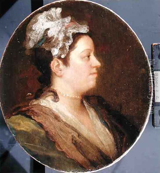 Mary Hogarth 1699-1741 Oil Painting - William Hogarth