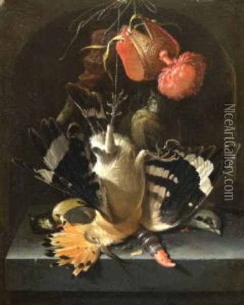 Stillleben Mit Erlegten Vogeln Oil Painting - Abraham Mignon