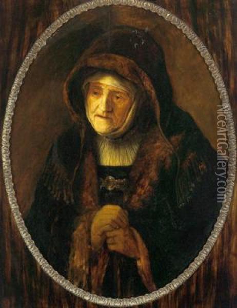 Ritratto Di Una Donna Anziana Oil Painting - Rembrandt Van Rijn