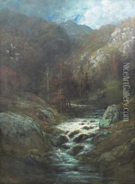 Paysage D'ecosse Oil Painting - Gustave Dore