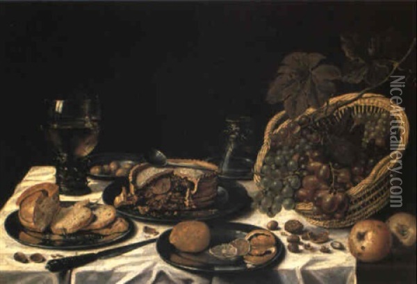Tavola Imbandita Oil Painting - Roelof Koets the Elder