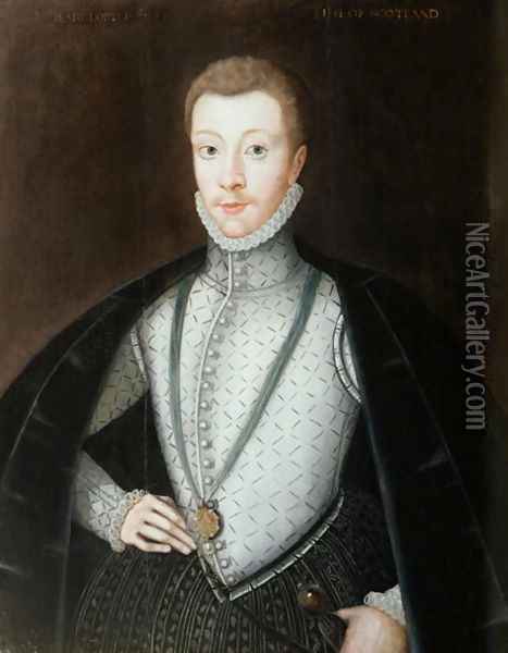 Portrait of Henry Stewart, Earl of Darnley (1545-67) 2 Oil Painting - Adrian Vanson