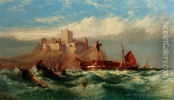 Ravenscraig Castle Oil Painting - Arthur Wilde Parsons