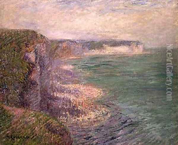 The Cliffs at Fecamp 1920 Oil Painting - Gustave Loiseau