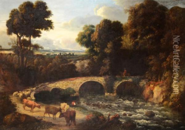 Tillskriven Oil Painting - Thomas Barker of Bath