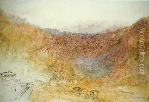 The Brunig Pass from Meiringen, Switzerland Oil Painting - Joseph Mallord William Turner