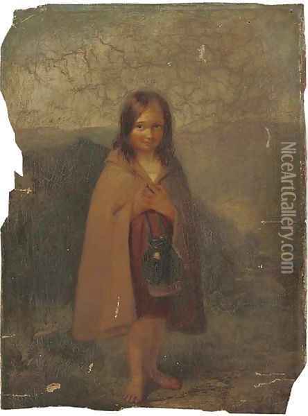 The young water-carrier Oil Painting - Paul Falconer Poole