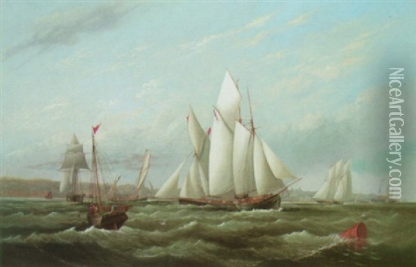 Ryde, Isle Of Wight Oil Painting - Arthur Wellington Fowles