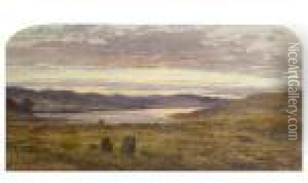 Skeabost, Skye Oil Painting - Waller Hugh Paton