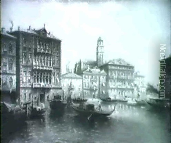 Venedig Oil Painting - Conrad Hoff