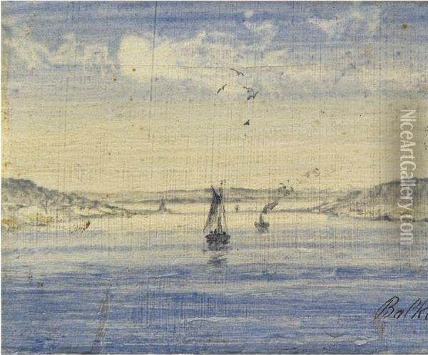 Seilboter (sailing Boats) Oil Painting - Peder Balke