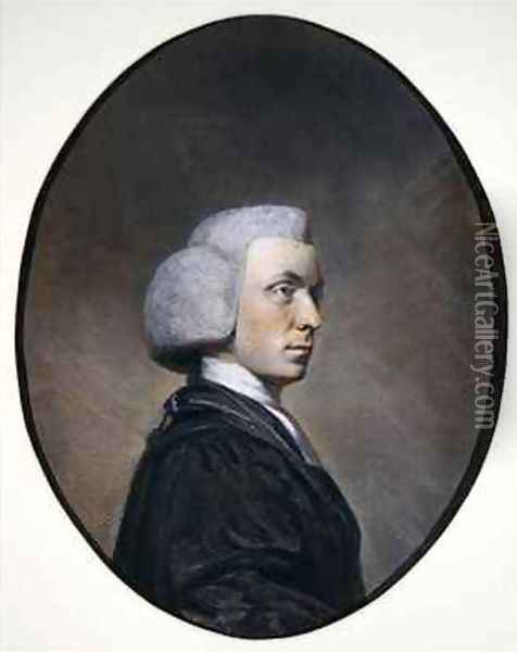 Revd Philip Wodehouse 1790s Oil Painting - Hugh Douglas Hamilton