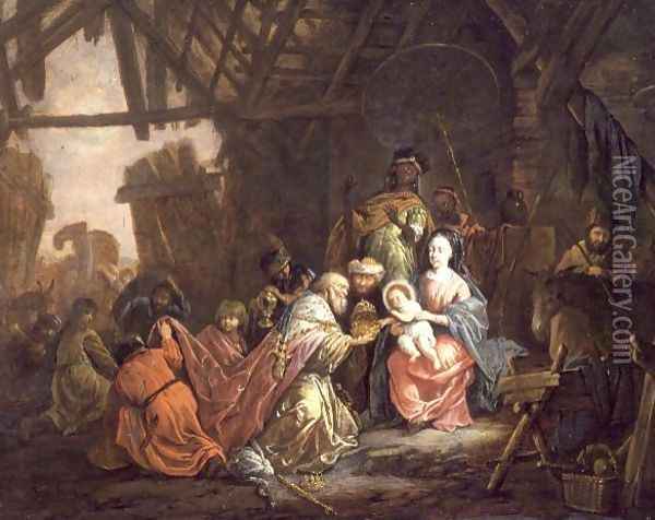The Adoration of the Magi Oil Painting - Jacob Willemsz de Wet the Elder