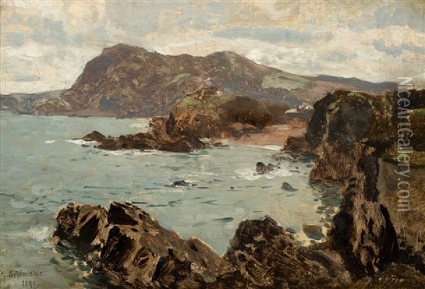 Ilfracombe Oil Painting - Gustav Schoenleber