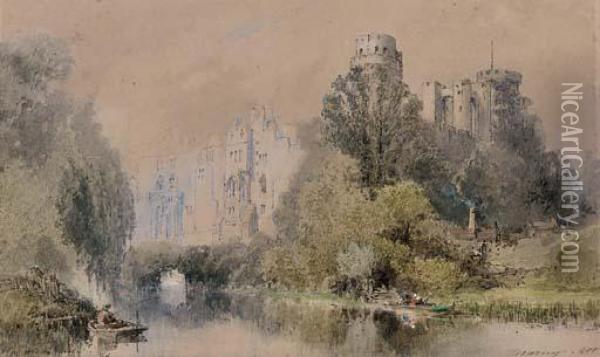 Warwick Castle Oil Painting - Paul Marny