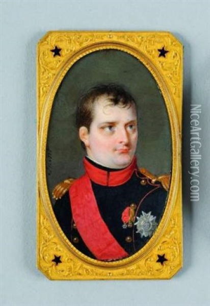 L'empereur Napoleon Ier En Buste, En Uniforme De Grenadier De La Garde Imperiale Oil Painting - Daniel Saint