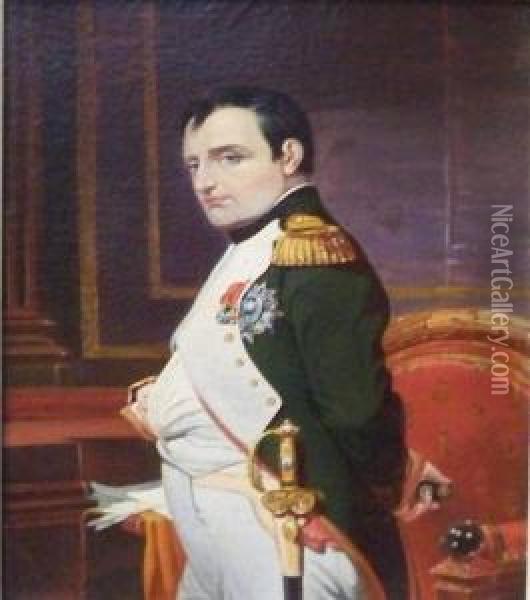The Emperor Napoleon In Hisstudy Oil Painting - Paul Delaroche
