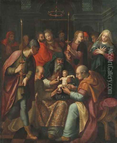 The Circumcision Oil Painting - Otto van Veen
