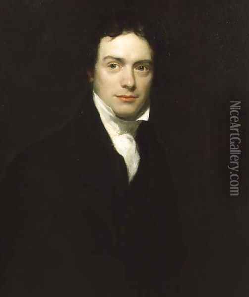 Portrait of Michael Faraday Esq 1791-1867 1830 Oil Painting - Henry William Pickersgill