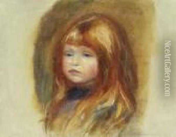 Tete De Petit Garcon Oil Painting - Pierre Auguste Renoir