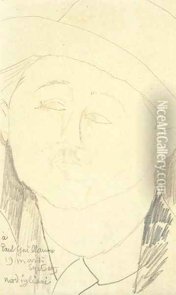 Portrait de Paul Guillaume Oil Painting - Amedeo Modigliani