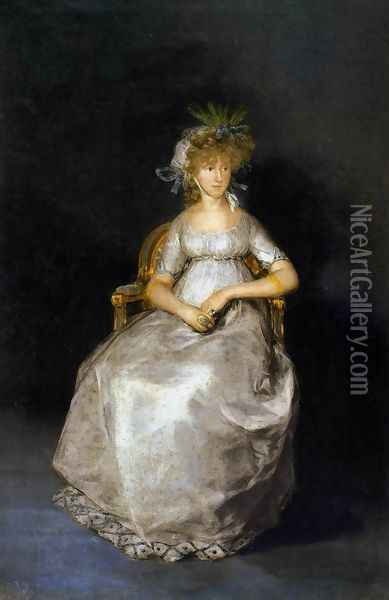 The Countess of Chinchón Oil Painting - Francisco De Goya y Lucientes