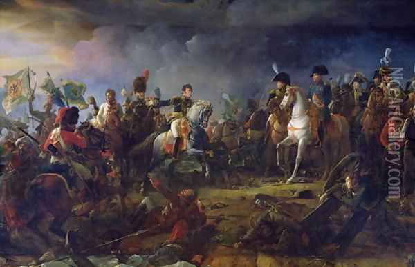 The Battle of Austerlitz 2nd December 1805 detail of General Rapp Oil Painting - Baron Francois Gerard