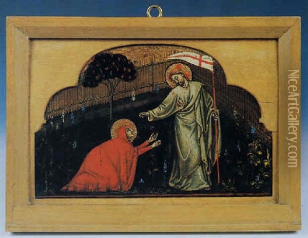 Noli Me Tangere Oil Painting - Simone (di Filippo) dei Crocifissi