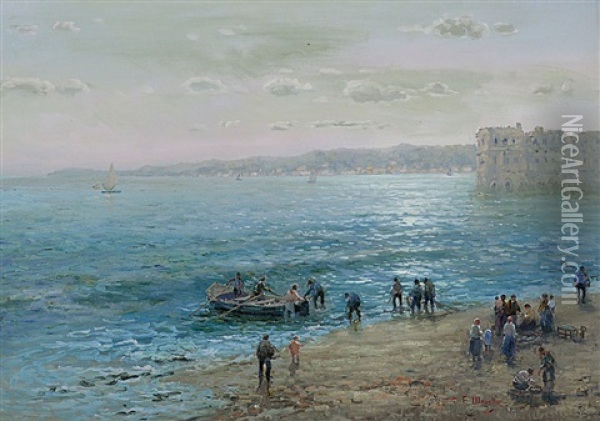Napoli Oil Painting - Federico Morello