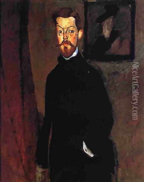 Portrait of Dr. Paul Alexandre Oil Painting - Amedeo Modigliani