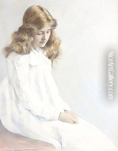 Portrait Of A Girl Oil Painting - Mortimer Ludington Menpes