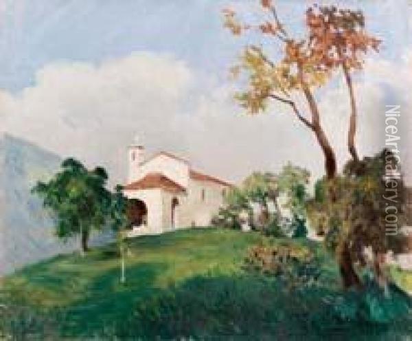 Chiesa Di Campagna Oil Painting - Rodolfo Paoletti