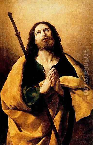 The apostle James the greatest Oil Painting - Guido Reni