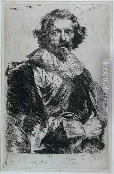 Lucas Vorsterman Oil Painting - Sir Anthony Van Dyck