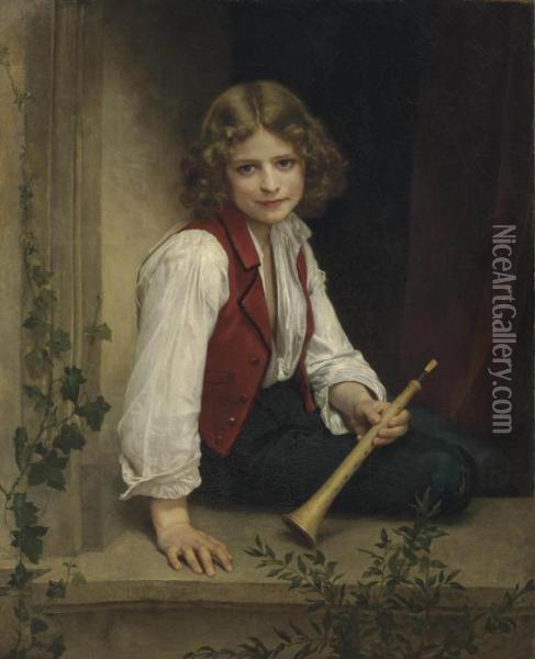 Pifferaro Oil Painting - William-Adolphe Bouguereau
