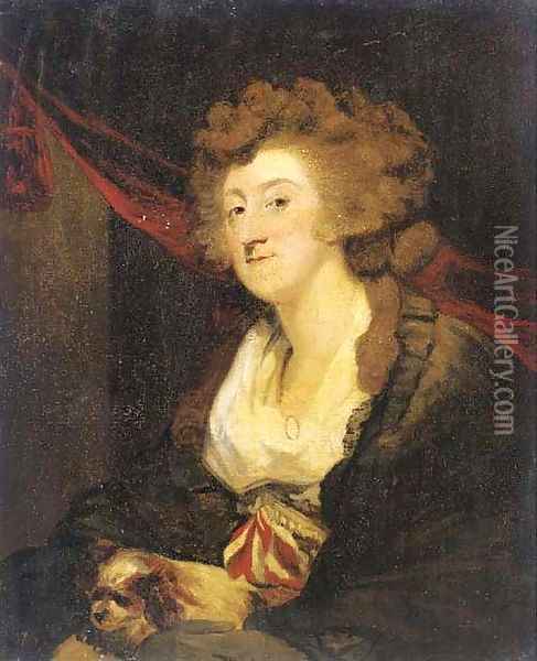 Portrait of Amelia, Lady Hume Oil Painting - Sir Joshua Reynolds