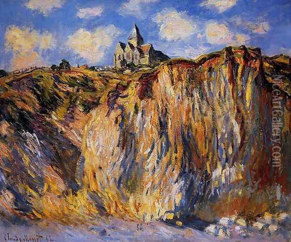 The Church At Varengeville Morning Effect Oil Painting - Claude Oscar Monet
