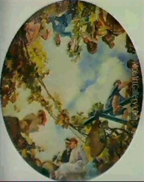 La Bergere Oil Painting - Jules Breton