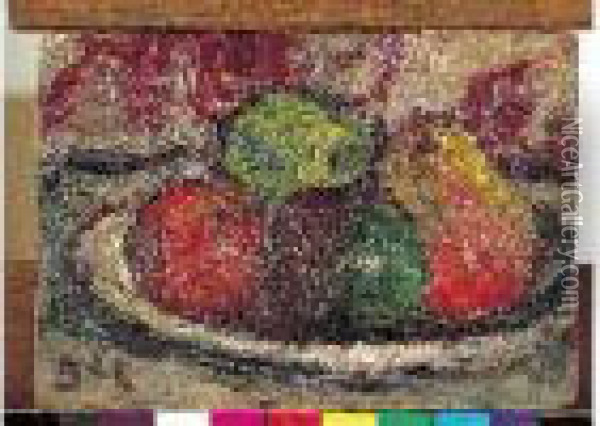 Nature Morte Aux Fruits Oil Painting - Georges dEspagnat