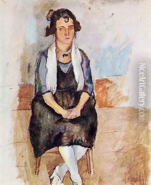 A Lady from Matigues Oil Painting - Jules Pascin
