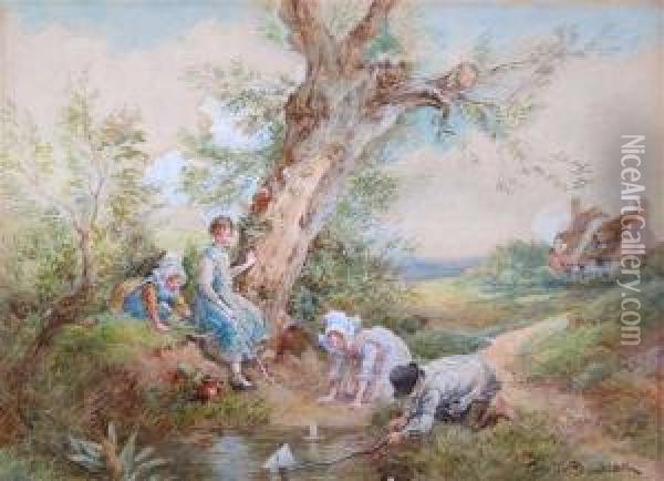 The Seasons Oil Painting - Walter Duncan