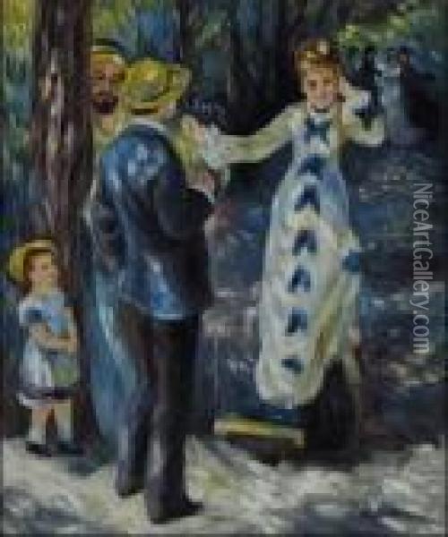The Swing Oil Painting - Pierre Auguste Renoir