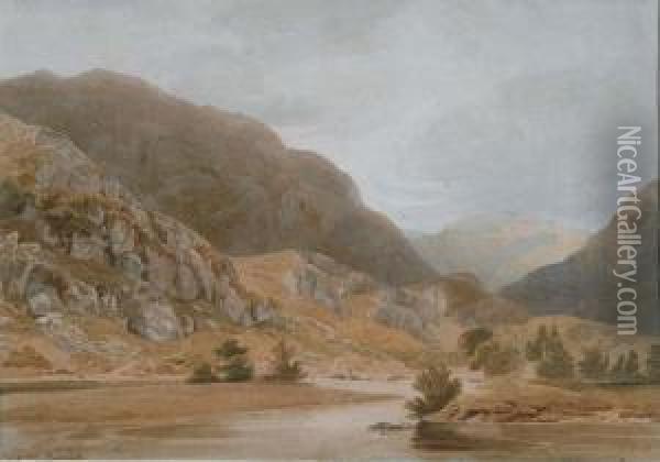Grange Fell, Borrowdale Oil Painting - William Turner