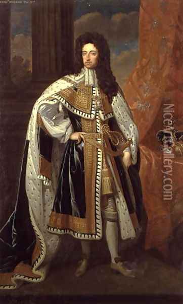 Portrait of King William III 1650-1702 Oil Painting - Sir Godfrey Kneller