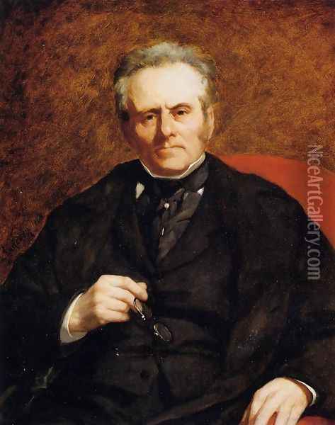 William Sisley (Father of Alfred Sisley) Oil Painting - Pierre Auguste Renoir